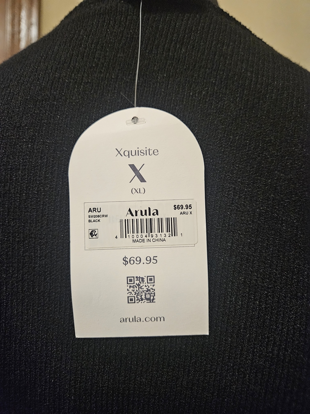 ARULA Black V-Neck Knit Sweater - Picture 4 of 8